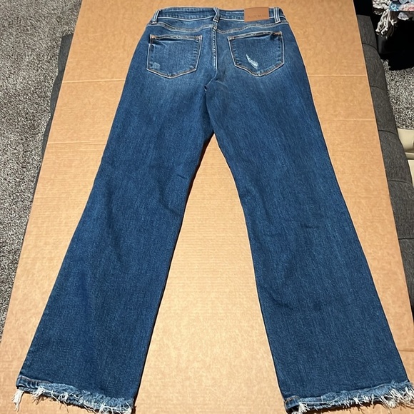 Judy Blue Mid-Rise Straight Leg Distressed Dad Jean, size 28 - Picture 5 of 16